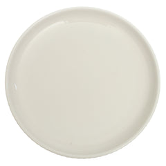 White Quarter Plate 8 Inch – Classic Ceramic Side Plate for Daily Dining