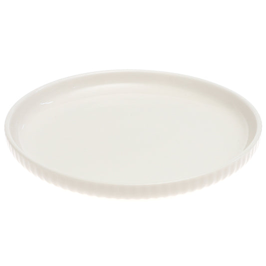 White Quarter Plate 8 Inch – Classic Ceramic Side Plate for Daily Dining