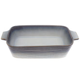 Blue & White Ceramic Serving Dish – 8 x 10 Inch Rectangular Baking & Serving Dish - Habitt
