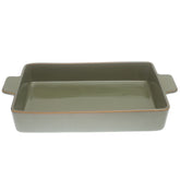 Serving Dish Green 9.5 × 13 Inch – Large Rectangular Ceramic Serving & Baking Dish - Habitt