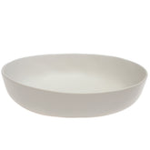 White Ceramic Oval Serving Dish 8.5 x 11 Inch – Minimalist Glazed Platter - Habitt