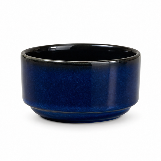 Reactive Cobalt Blue Stackable Soup Bowl – 4 Inches