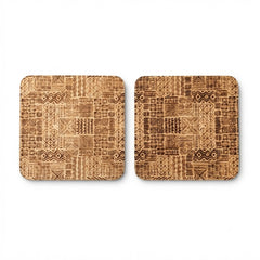2 Pcs Coaster Patch Engrave – Tribal