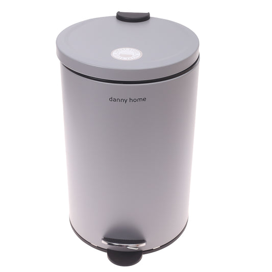 12L Trash Can Grey LJT02-12-3