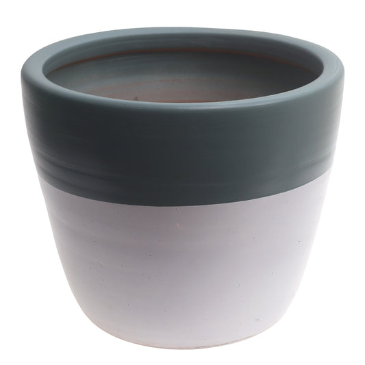 Craft Culture Half Toned Ceramic Planter – Large Size (T)