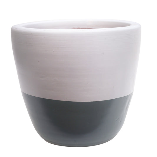 Craft Culture Half Toned Ceramic Planter – Medium Size (T2)