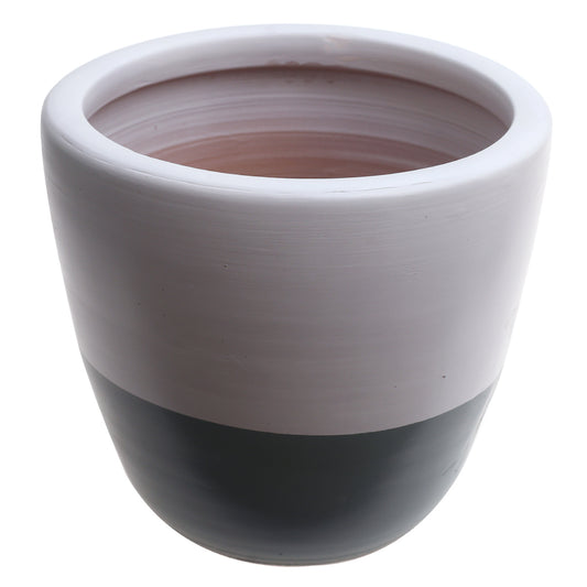 Craft Culture Half Toned Ceramic Planter – Small Size (T)