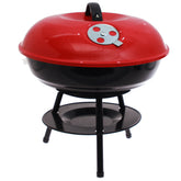 BBQ Grill 2017 (HZA-6) – Round Charcoal Grill with Lid - Habitt