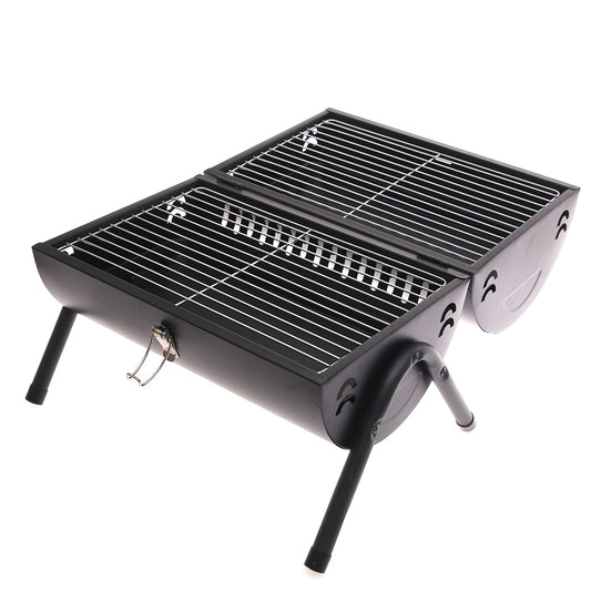 BBQ Grill Black 2009S – Foldable Dual Grill for Outdoor Cooking
