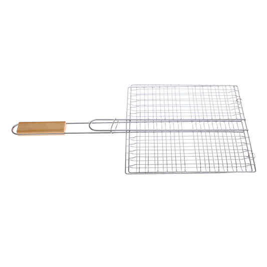 Hand Grill Square 66 – Stainless Steel BBQ Grilling Basket
