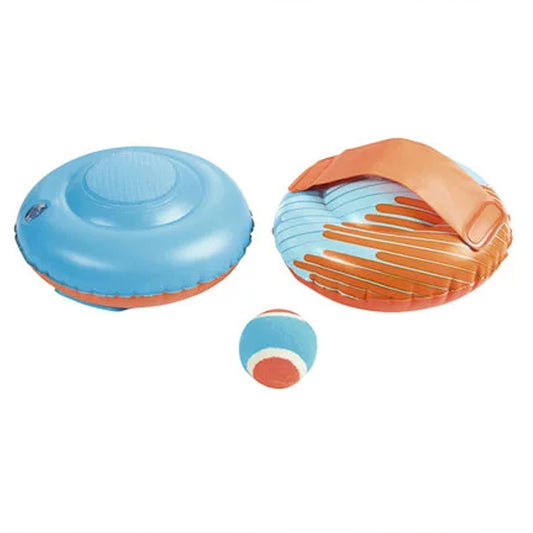 21cm x 10cm Inflatable Throw and Catch Ball Set – Outdoor Fun Game