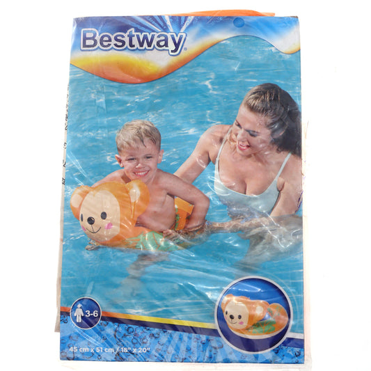 Bestway Inflatable Baby Float for Kids (1–3 Years) – Safe & Fun Swimming Ring with Animal Design