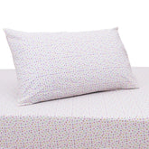 Multi Stars Single Bed Sheet 68x96" – 100% Cotton with Rotary Printing - Habitt