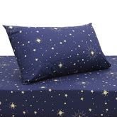 Navy Sparkles Single Quilt Cover 60x90" – 100% Cotton Bedding Set - Habitt