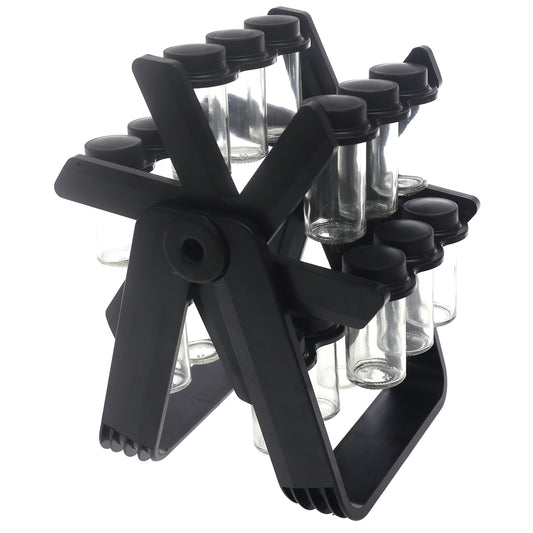 Spice Rack F-57 – Jar Rotating Spice Organizer