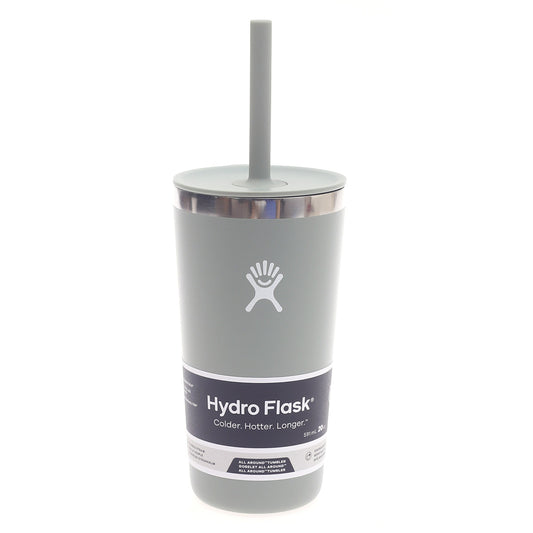 Hydro Flask 20oz All Around Tumbler – Agave | Insulated Stainless Steel Tumbler with Press-In Lid & Straw - Habitt