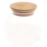 500 ml Landscape Glass Jar with Bamboo Lid – Airtight Storage Container - Habitt