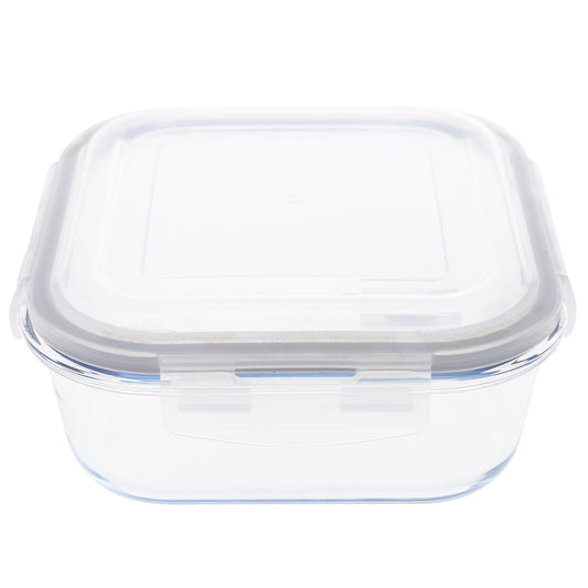 Glass Food Storage Bowl with Lid – 1200ml Airtight Container