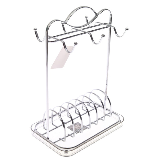 Metal Cup & Saucer Holder Stand – 24-10