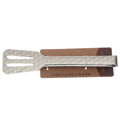 Textured Silver Stainless Steel Serving Tong – 11-1