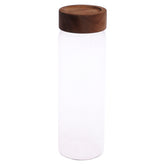 Large Glass Storage Jar with Wooden Lid – GPG65200 - Habitt