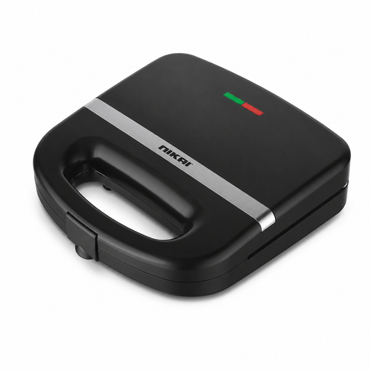 Nikai Sandwich Maker with Stainless Steel Finish