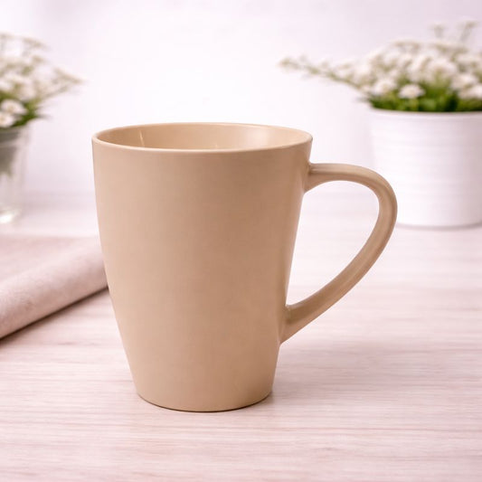 Matte Beige Ceramic Mug – Elegant Minimalist Coffee & Tea Cup