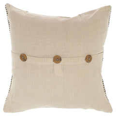 Husk Thread Textured Cushion Cover – 18 x 18 Inch