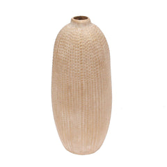 Textured Oval Decorative Vase – Larg