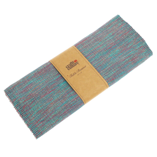 Green textures Table Runner 14x72"