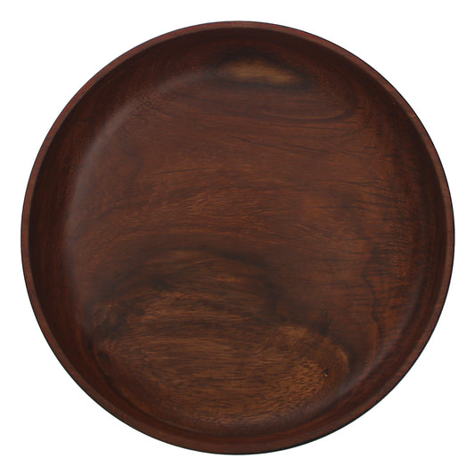 Handcrafted Wooden Plate – 8"