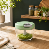 (Assorted) 1Pc EOTIA Manual Food Chopper – 900ml Hand‑Pull Vegetable & Fruit Dicer
