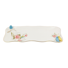 Luxury Bird Tray – ANGELA Collection | 13 Inch Rectangular Tray (BRD-285)