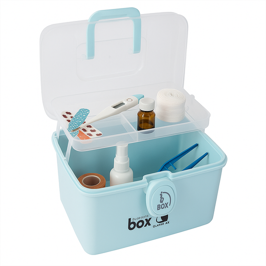 Large Multipurpose Storage Box Organizer with Handle & Lid