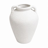 Textured Matte Finish Decorative Vase Large – Modern Minimalist Home Accent - Habitt