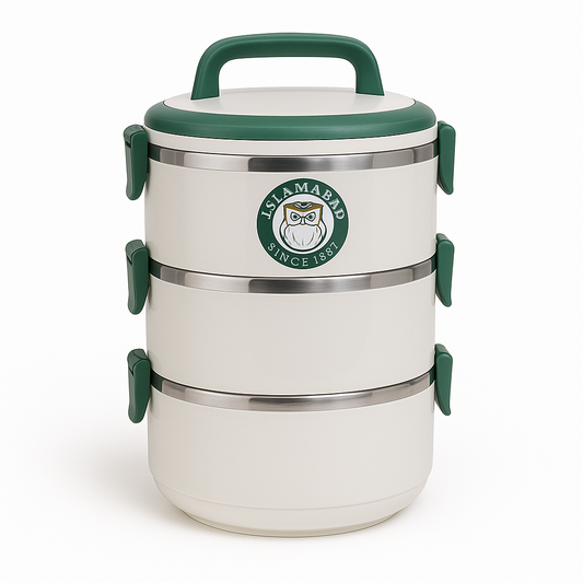 3-Layer Insulated Lunch Box – Stackable Food Container