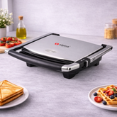 Alpina SF-6021 Panini Press 4 Slice | Non-Stick Electric Sandwich & Grill Press for Home Kitchen - Habitt
