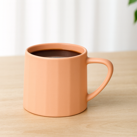 420ML Matte Pastel Ceramic Mugs – Pink