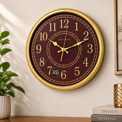 HERITAGE Wall Clock Momentum 15" – Royal Vintage Edition