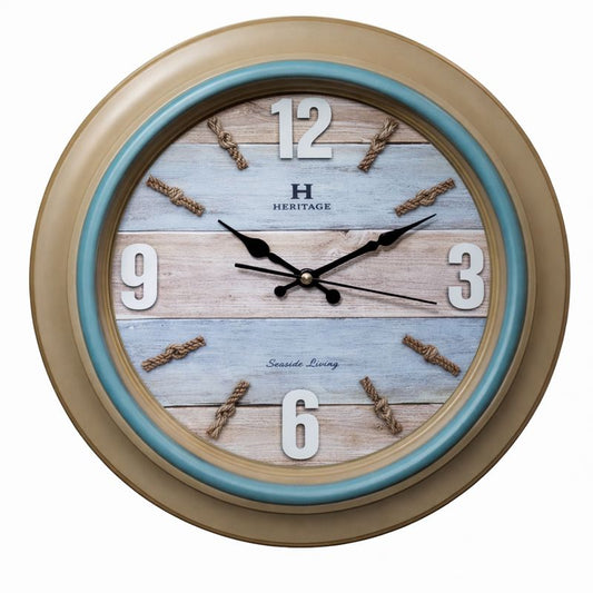 Heritage Wall Clock Ocean – Coastal Style Decorative Wall Clock - Habitt