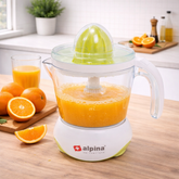 Citrus Press Juicer 0.7L 40W with Dual Cones & Pulp Filter – Compact Electric Citrus Juicer (SF-3002-SB) - Habitt