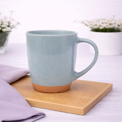 Blue Ceramic Mug 3 x 4 Inch – Minimalist Stoneware Coffee Mug