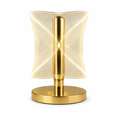 Luxury Butterfly Acrylic LED Table Lamp – Gold Modern Decorative Ambient Light - Habitt