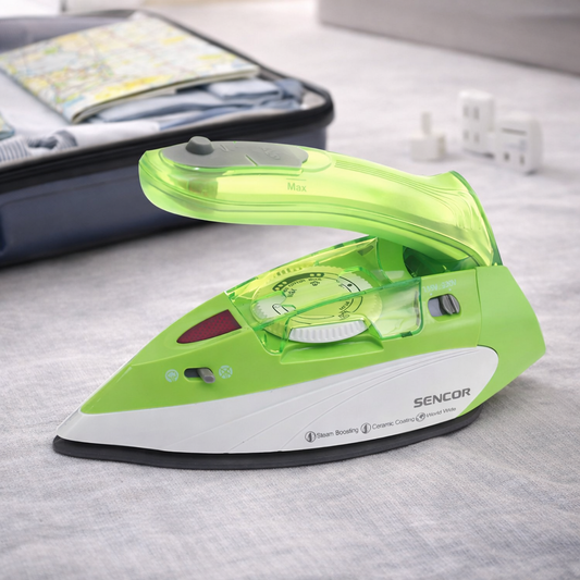 Sencor Travel Steam Iron 1100W SSI1050GR – Compact Folding Iron for Travel - Habitt