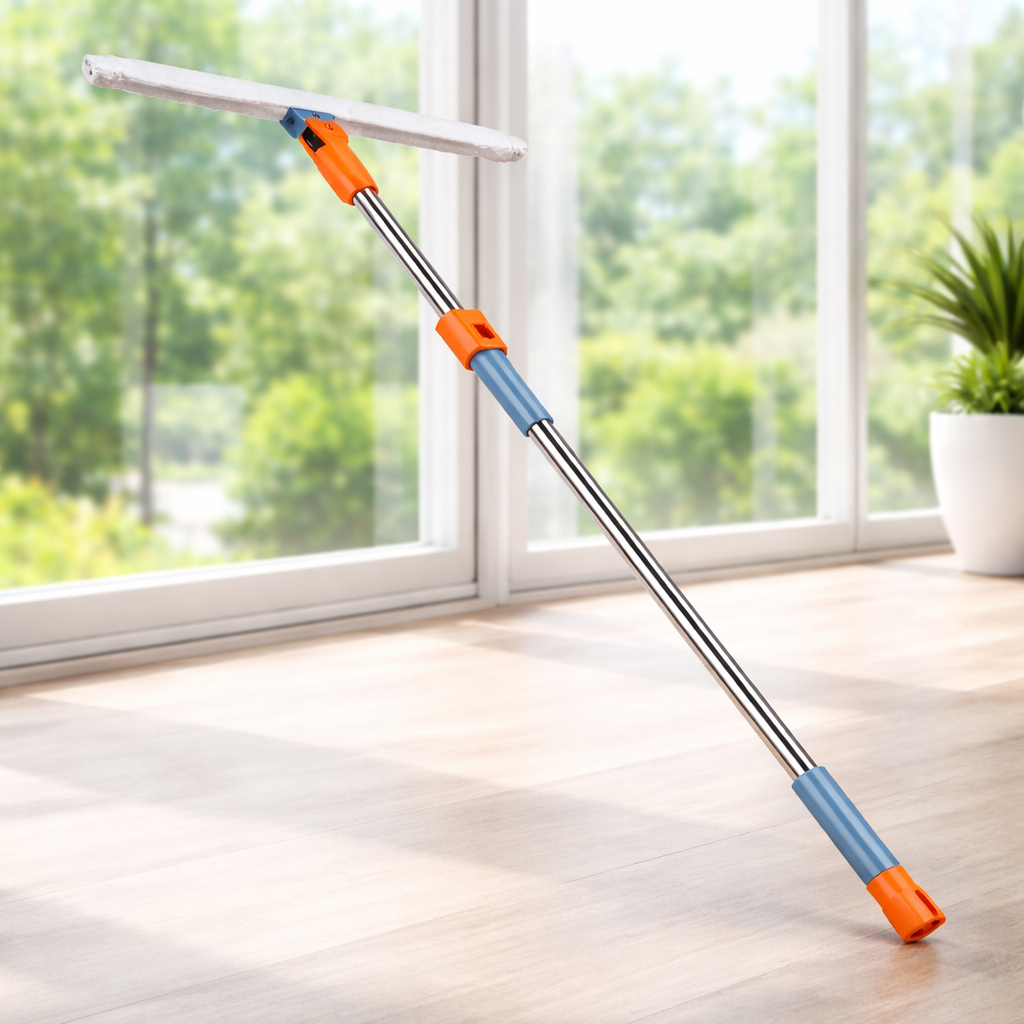 Silicone Scraper Broom Magic Wiper – Multipurpose Floor & Glass Cleaning Squeegee - Habitt