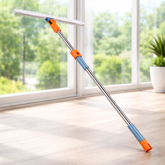 Silicone Scraper Broom Magic Wiper – Multipurpose Floor & Glass Cleaning Squeegee - Habitt