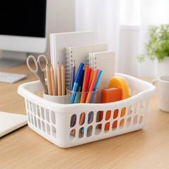 Multipurpose Basket – Durable, Lightweight Storage Basket for Home, Laundry & Organization (Assorted Colours)