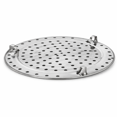 Stainless Steel Steamer Plate – Big Size Heavy-Duty Idli & Dum Cooking Stand - Habitt