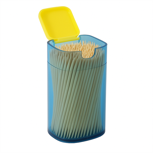 Toothpick Holder with Push Design