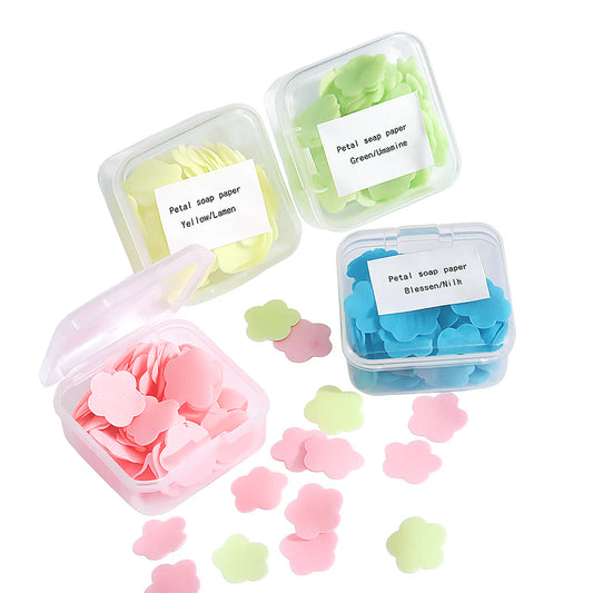 1 Pc Travel Soap Paper – Compact & Convenient Hygiene (ASSORTED)